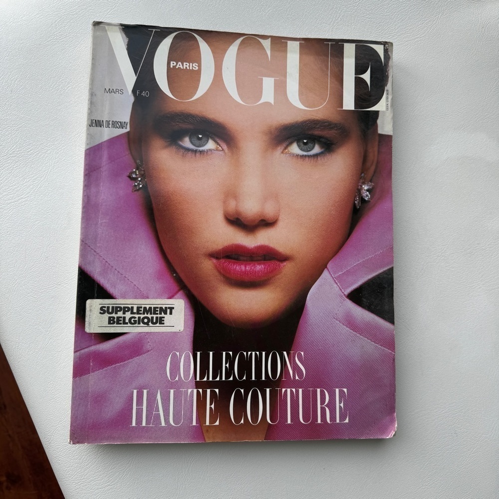 Vogue Paris 654 March 1985 Rosnay Bourdin Sieff